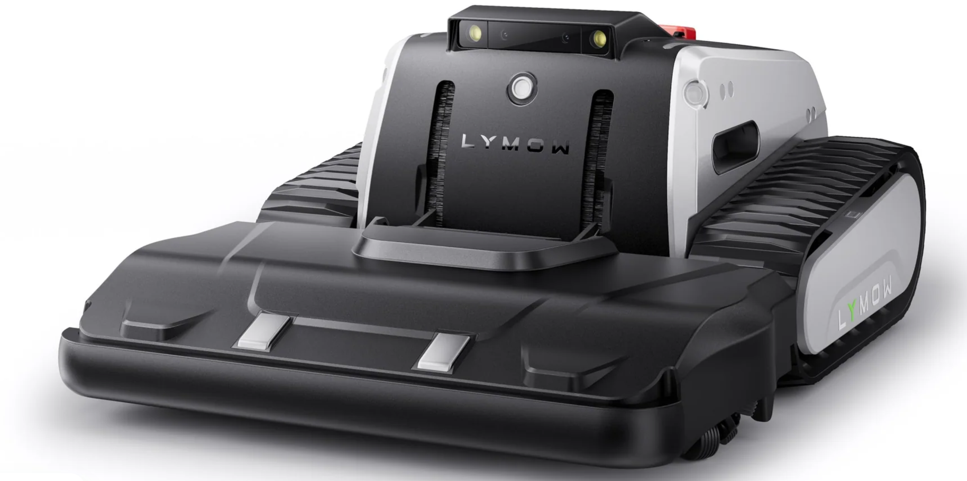 Lymow One Plus Mähroboter mit Raupenantrieb für Hanglagen und grosse Rasenflächen