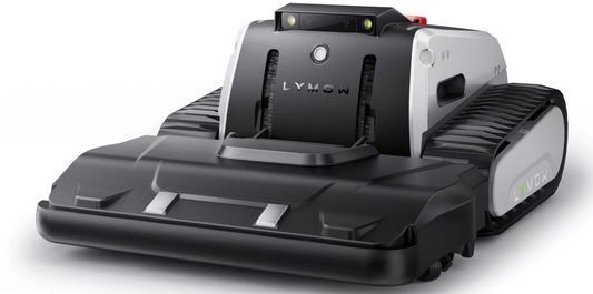 Lymow One Plus Mähroboter mit Raupenantrieb für Hanglagen und grosse Rasenflächen
