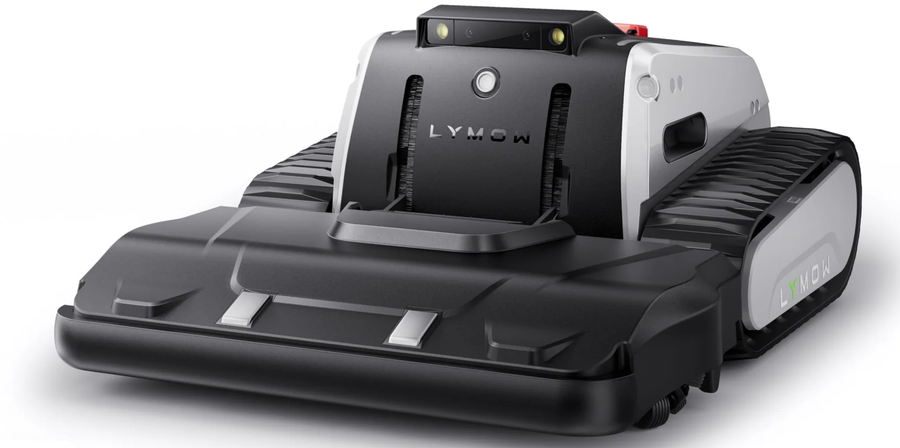 Lymow One Plus Mähroboter mit Raupenantrieb für Hanglagen und grosse Rasenflächen